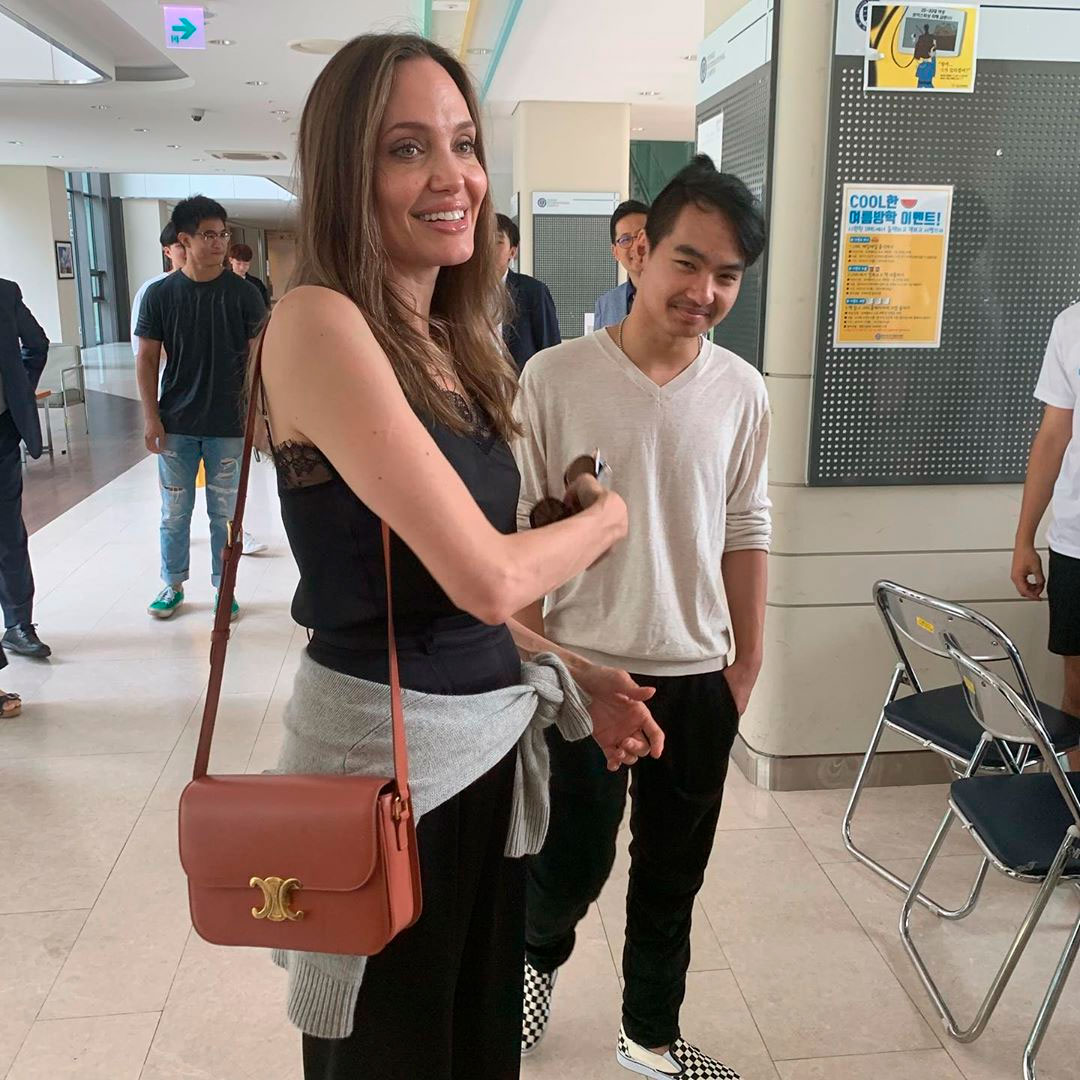 La emoción de Angelina Jolie en el primer día de Maddox en la Universidad 