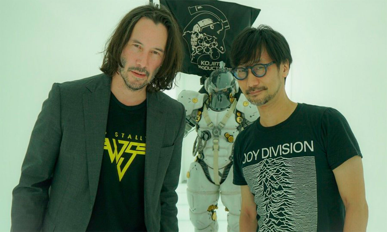 Keanu Reeves y Hideo Kojima