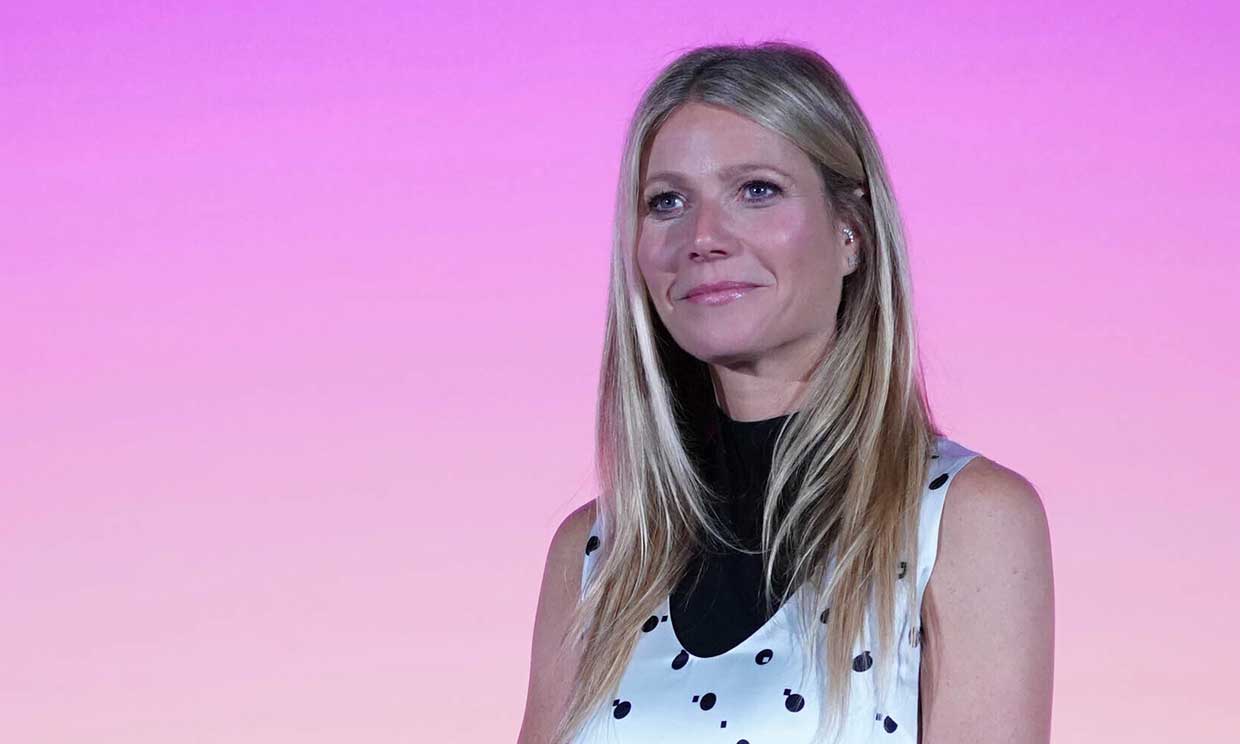 Gwyneth Paltrow en una reciente conferencia de prensa