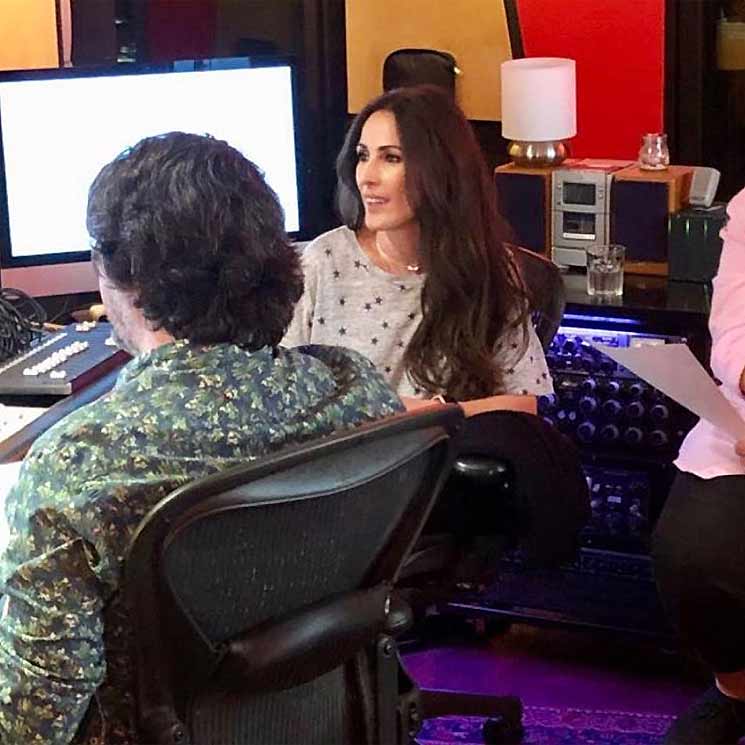 La esperada (y comentada) reaparición de Malú en un estudio de grabación