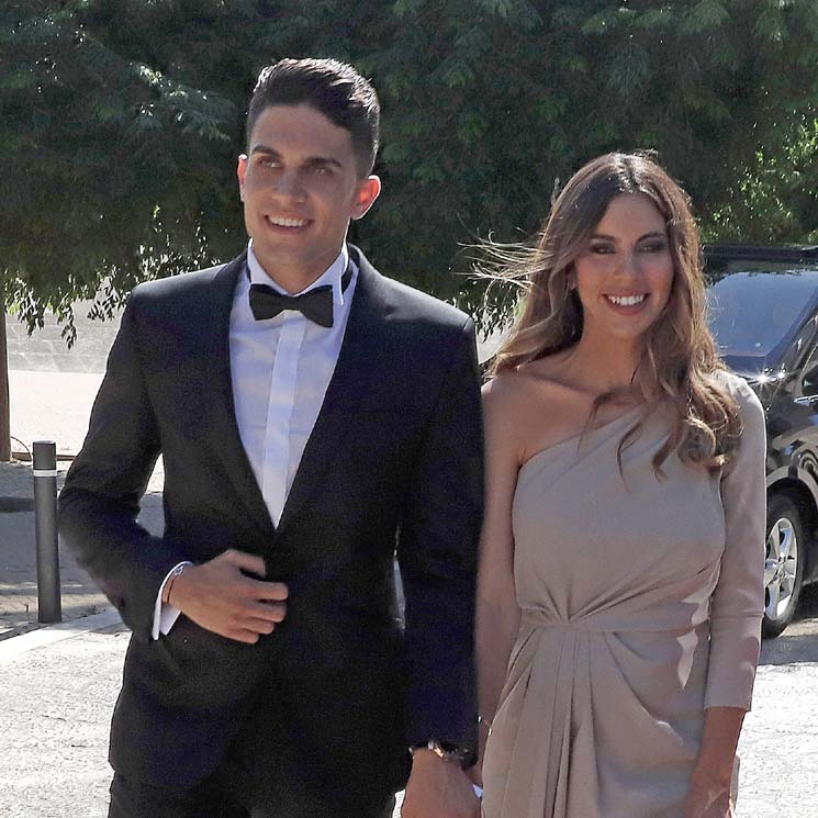 Melissa Jiménez y Marc Bartra, padres por tercera vez