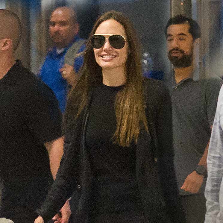 Vacaciones y trabajo, Angelina Jolie revoluciona con su visita a España