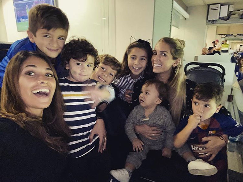 Antonela Roccuzzo Y Sofia Balbi Reunen A Sus 6 Hijos En Una Divertida Imagen Foto 1