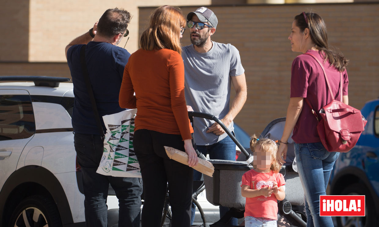 Roberto Leal con su familia