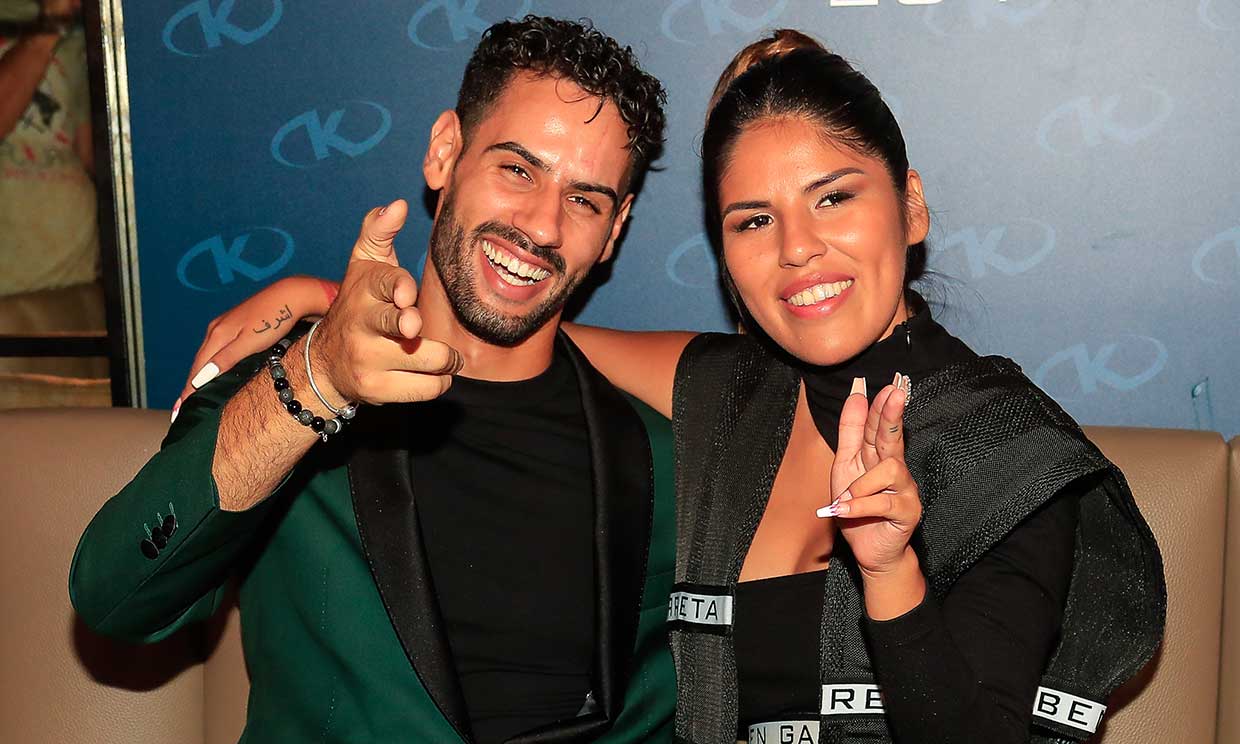 Isa Pantoja y Asraf Beno en la presentación del primer single de la hija de Isabel Pantoja