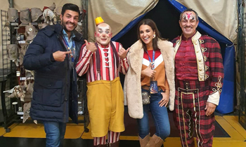 Paula Echevarría y Miguel Torres, un fin de semana cultural lleno de amor, diversión y 'acrobacias'