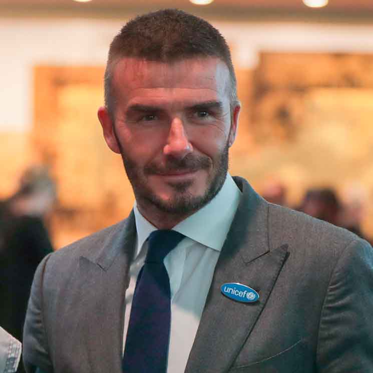 David Beckham cumple un sueño al encontrarse con uno de sus ídolos