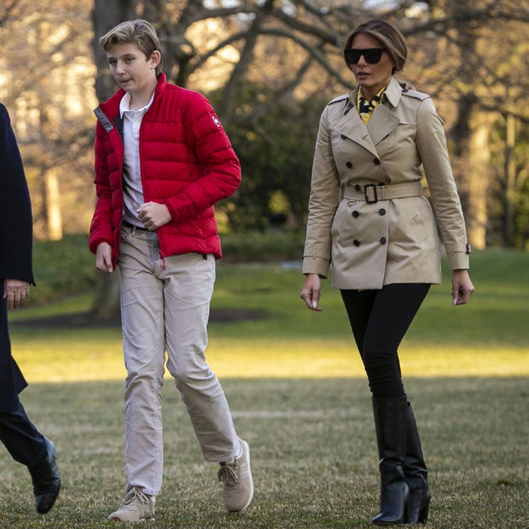 Melania Trump saca su lado más protector en defensa de su hijo