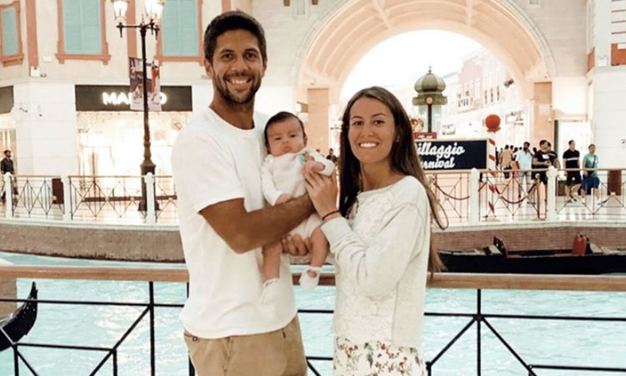 Ana Boyer y Fernando Verdasco con su hijo Miguel