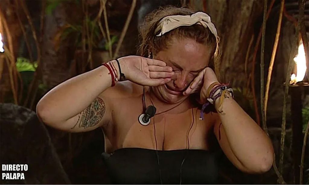 Rocío Flores llora emocionada en Supervivientes