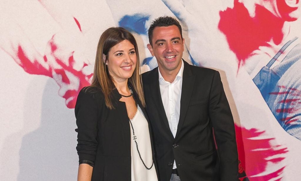 Xavi Hernández y Nuria Cunillera