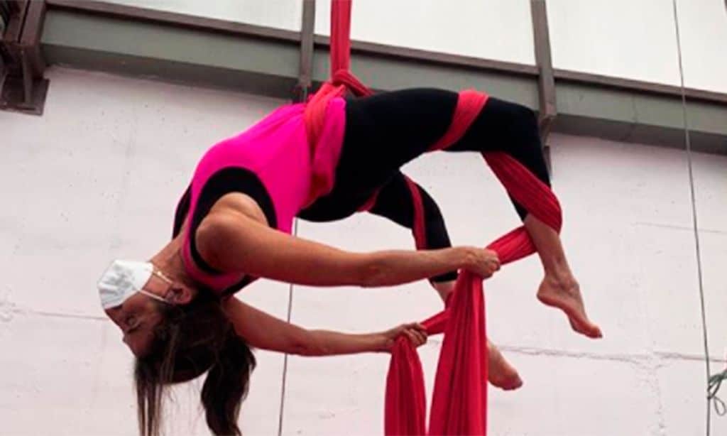 Como una artista de circo: Paz Padilla se supera a sí misma con sus acrobacias