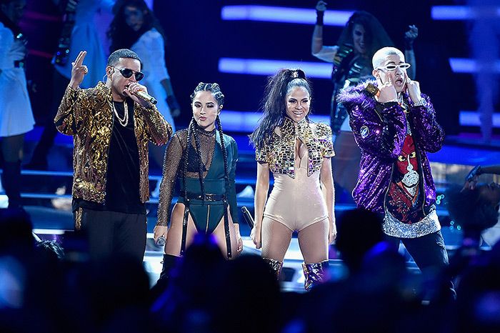 Daddy Yankee, Becky G, Natti Natasha y Bad Bunny