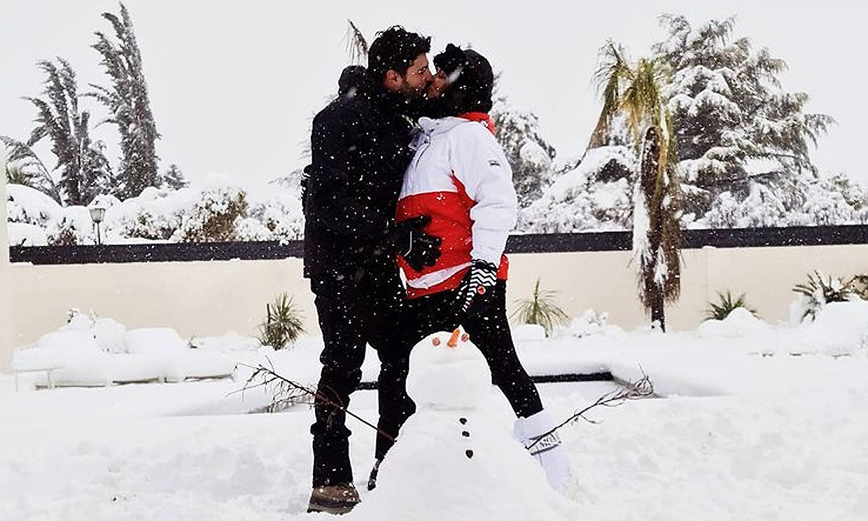 ¡Fin de semana blanco! Nuestras 'celebs' dan rienda suelta a la diversión y la creatividad