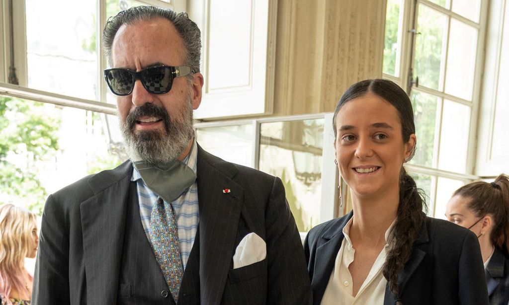 Jaime y Victoria de Marichalar, el plan de padre e hija en el desfile de Dior en París