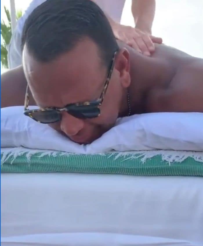 Alex Rodriguez, muy relajado en Ibiza