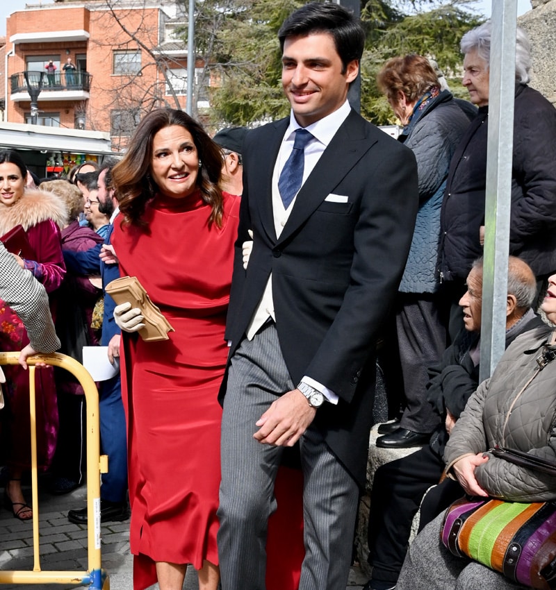 Carlos Sainz Jr y su madre