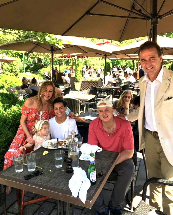 Alessandro Lequio, María Palacios, Ana Obregón, Álex y Ena