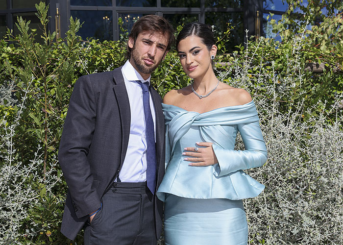 Marta Lozano con su marido