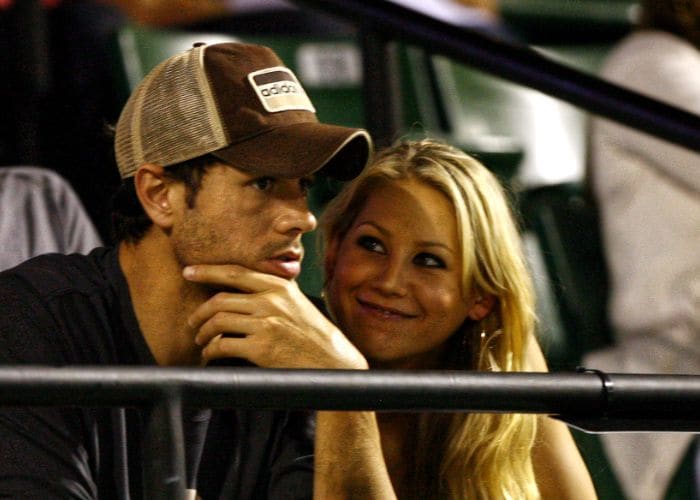 Enrique Iglesias y Anna Kournikova