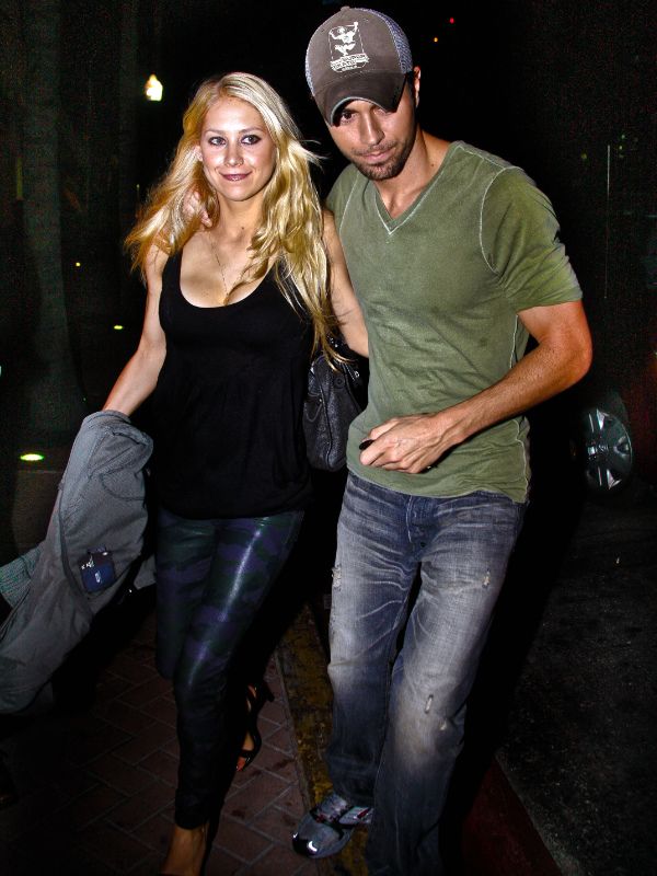 Enrique Iglesias y Anna Kournikova