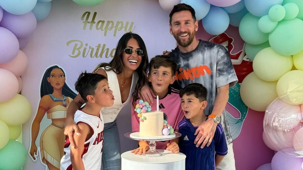 Antonela Roccuzzo celebra su 36 cumpleaños con una fiesta Disney y la felicitación de Victoria Beckham