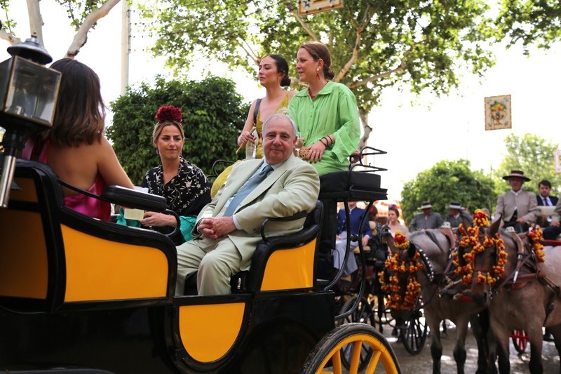 Fernando Martínez de Irujo en la Feria de Abril