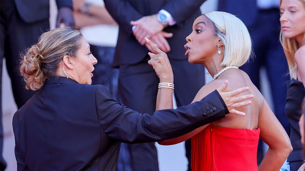 Las imágenes de la pelea de Kelly Rowland en Cannes