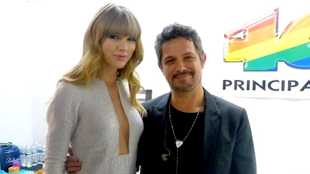 Alejandro Sanz, como un 'swiftie' más, comparte su momento fan con Taylor