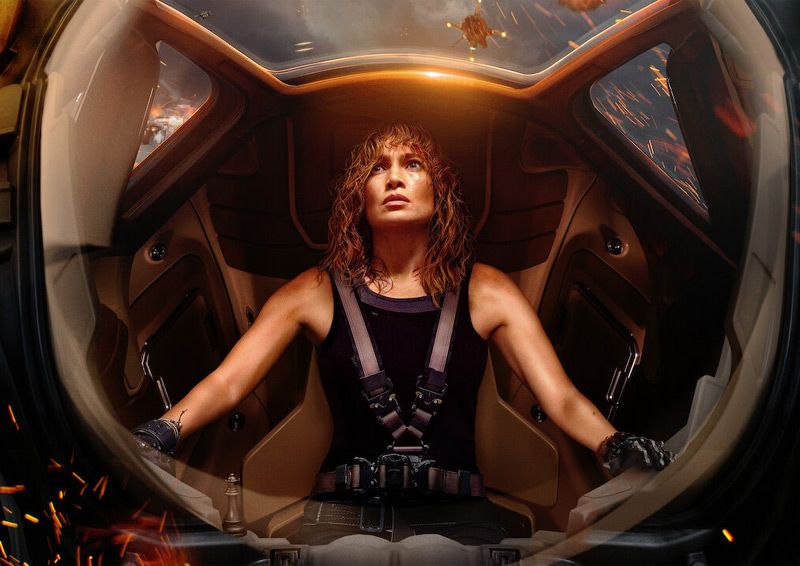 Jennifer Lopez en la pelicula Atlas