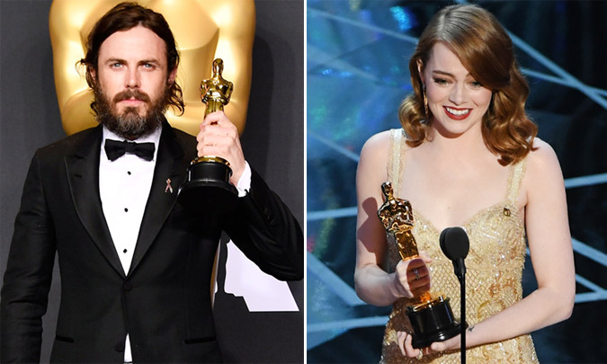 Se confirman los pronósticos con Emma Stone y Casey Affleck