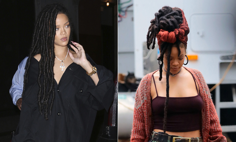 Rihanna y sus looks con rastas