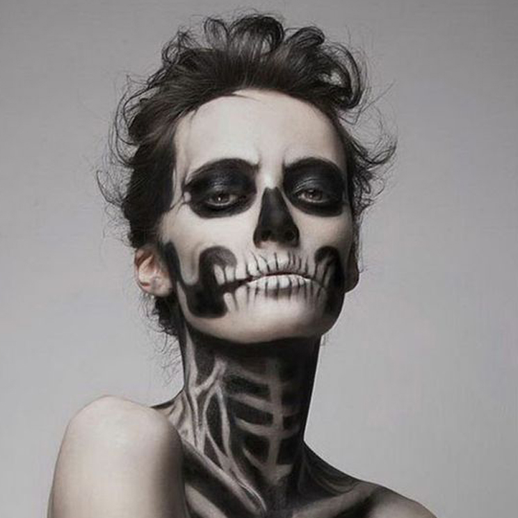 Halloween: Cuatro claves para conseguir un maquillaje de esqueleto perfecto