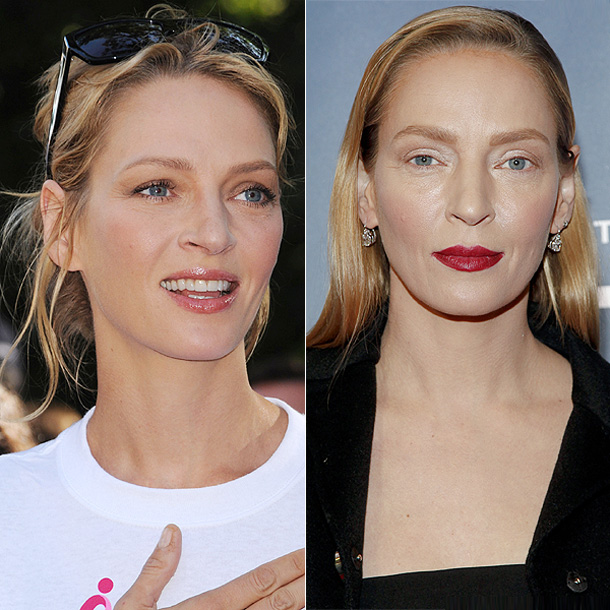 La nueva imagen de Uma Thurman, a debate