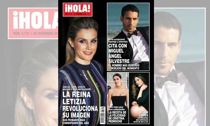 En ¡HOLA!, la reina Letizia revoluciona su imagen