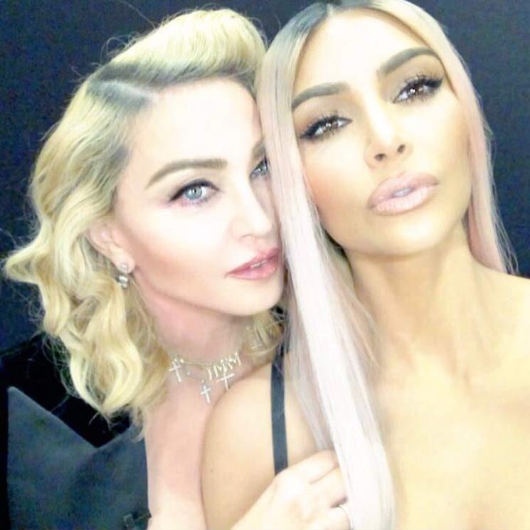 Revelado el misterio sobre la foto viral de Kim Kardashian y Madonna