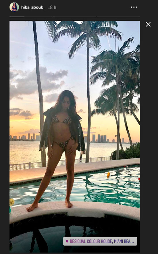 Hiba Abouk Desata Una Lluvia De Likes Con Su Posado En Bikini Foto 1