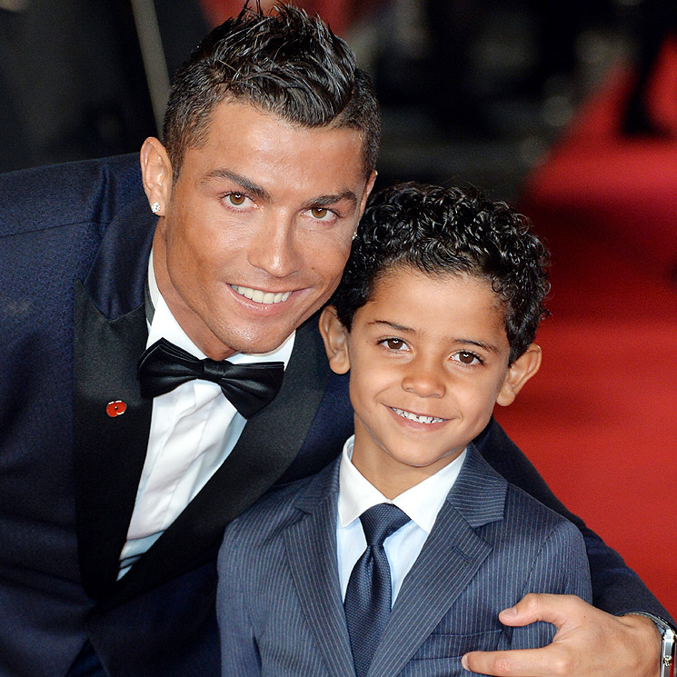 Cristiano Ronaldo y su hijo: ¡de tal palo... tal peinado!