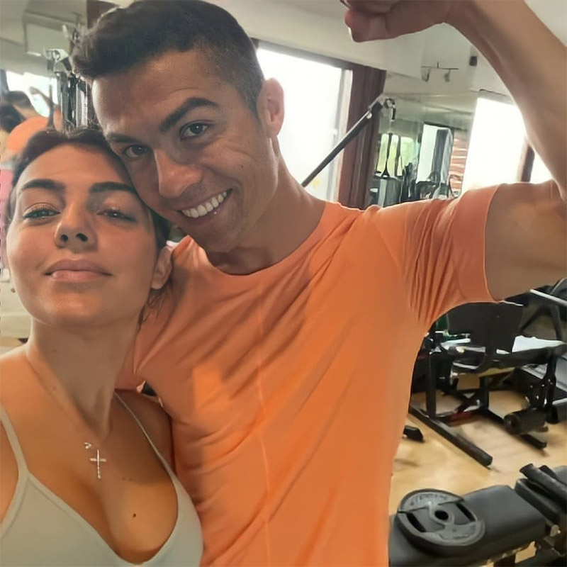 Cristiano Ronaldo Y Georgina Rodríguez La Pareja Que Entrena Unida Permanece Unida Foto 2