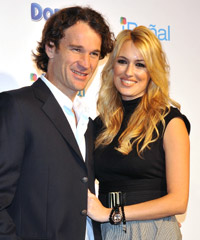 Carlos Moyá y Carolina Cerezuela