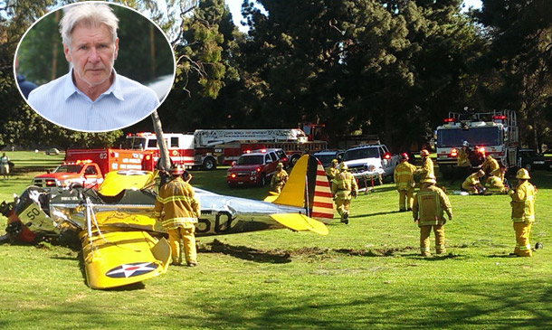 El impactante rescate de Harrison Ford, tras sufrir un accidente de avioneta