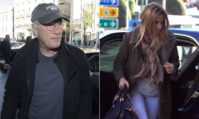 Richard Gere aterriza en Madrid y se reencuentra con Alejandra Silva