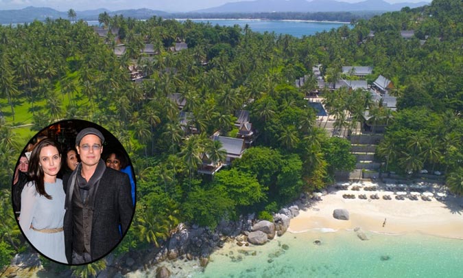 ¿Cómo es el lujoso y paradisíaco resort tailandés donde Brad Pitt y Angelina Jolie despiden el año?