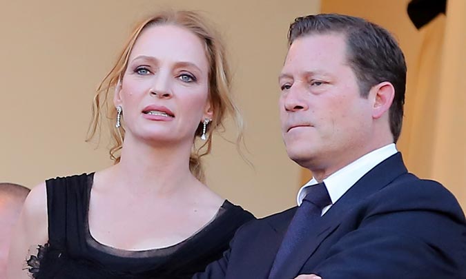 Uma Thurman y su ex, Arpad Busson, en pie de guerra por su hija Luna, de 4 años