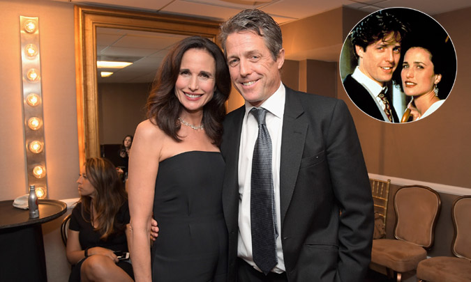 '¿Qué crema utilizas?' Hugh Grant, fascinado por la belleza de Andie MacDowell 22 años después 