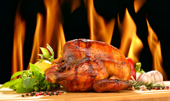 Resultado de imagen para publicidad de pollo asado