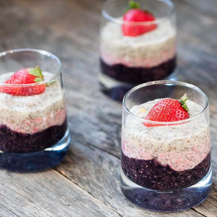 Helado de fresas con chía, una forma fantástica de aprovechar los beneficios de esta semilla