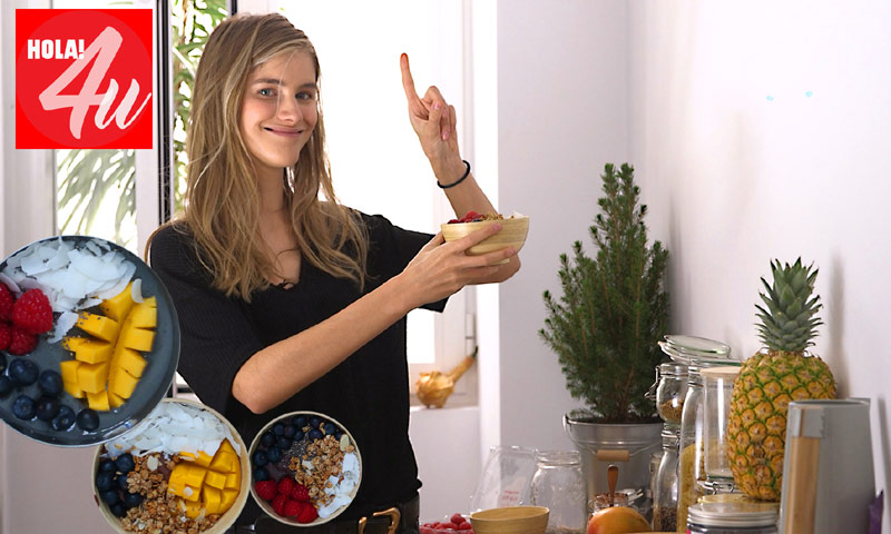 En HOLA!4u, bowls fáciles de frutas con Irina Isasia