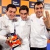 Tres cocineros 'como tres soles'