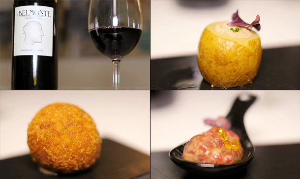 Los vinos de J. Belmonte y las tapas de Pedro Larumbe: ¡delicioso maridaje!